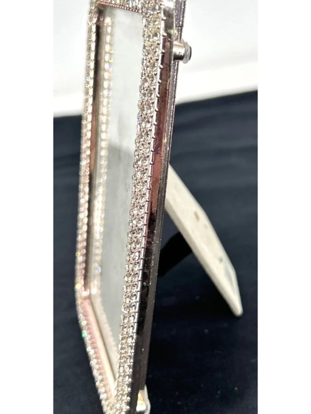 Crystal Rhinestone gold Tone 5x7 Picture Frame Photo Frame